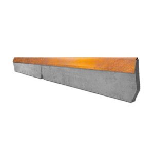 Cortenstaal afwerking Wirtz Betonborduur - Betotop 200 x 7 cm kopen bij jatu. be voor de afwerking van betonborduur/ Finition en acier Corten Betotop 200 x 7 cm