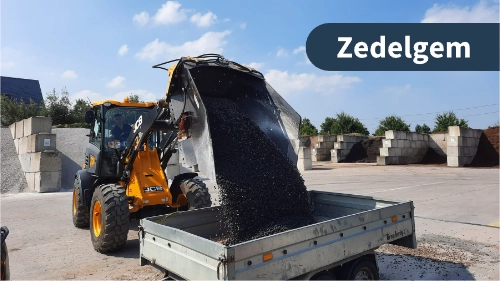 Afhaalpunt Jatu.be - Zedelgem depot Gravelart vanaf 500kg los gestort