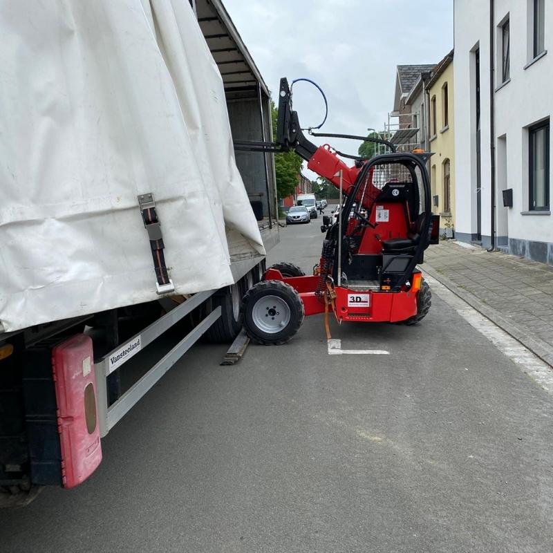 Big bags met heftruck geleverd - Jatu.be transportmogelijkheden