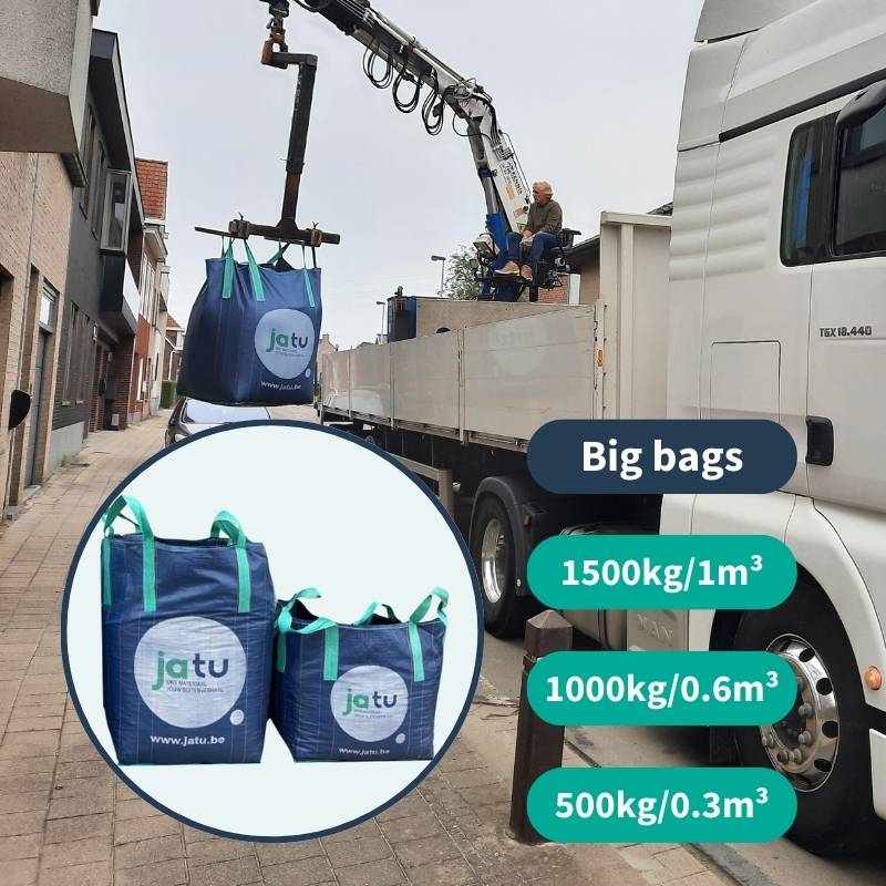 Big bags kopen, grind en bodemporducten op Jatu.be